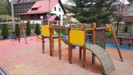 Playground at Primary School No 5 in Wisła Jawornik