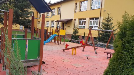 Playground at Primary School No 5 in Wisła Jawornik