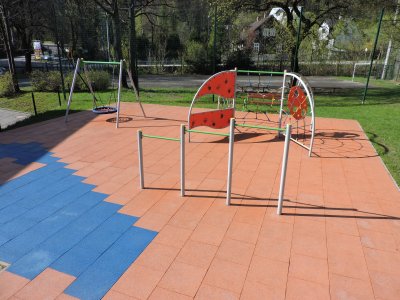 Playground  at Primary School No 4 in Wisła Głębce