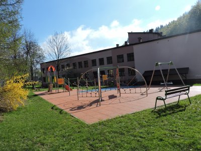 Playground  at Primary School No 4 in Wisła Głębce