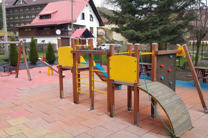 Playground at Primary School No 5 in Wisła Jawornik