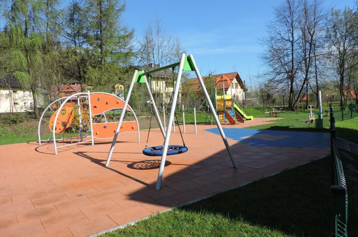 Playground  at Primary School No 4 in Wisła Głębce